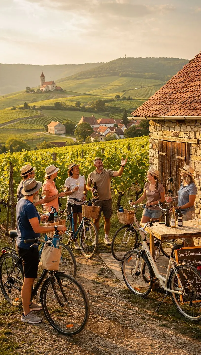 A graphic representation of heat-aware travel tips, emphasizing hydration and timing adjustments for summer outings.